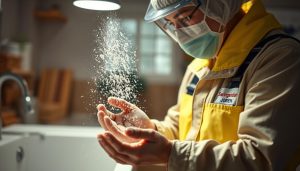 Användning av bakpulver för att absorbera lukt