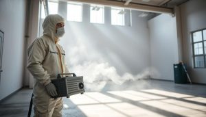 Användning av ozonbehandling för röklukt