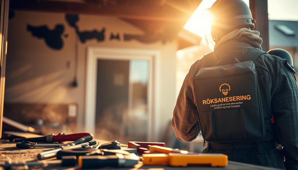 Försäkringsersättning för röksanering