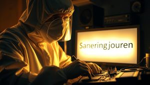 Sanera elektronik från nikotinavlagringar