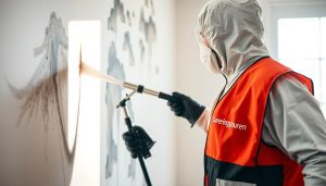 Termisk rengöring för rökrelaterade fläckar