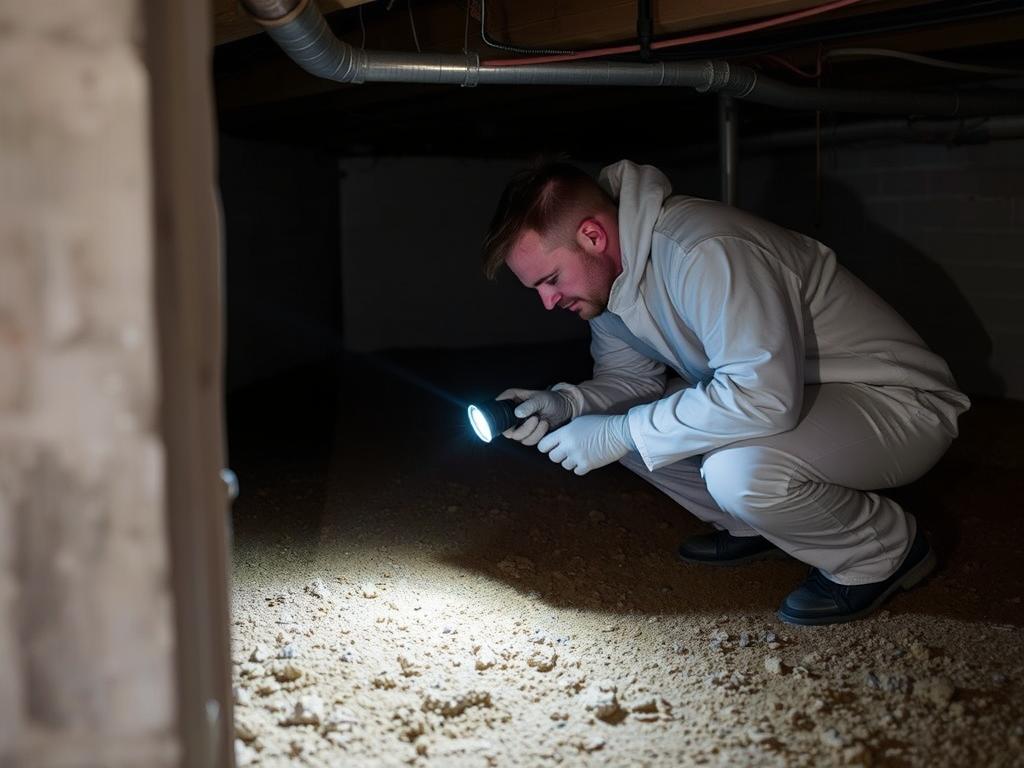 Regelbunden inspektion av krypgrund för att förebygga luktsanering hus