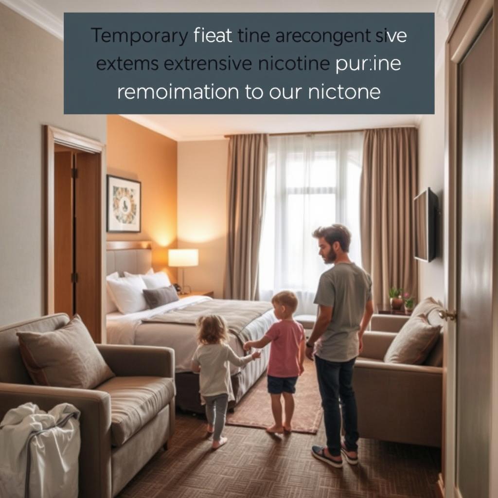 Tillfälligt boende under nikotinsanering
