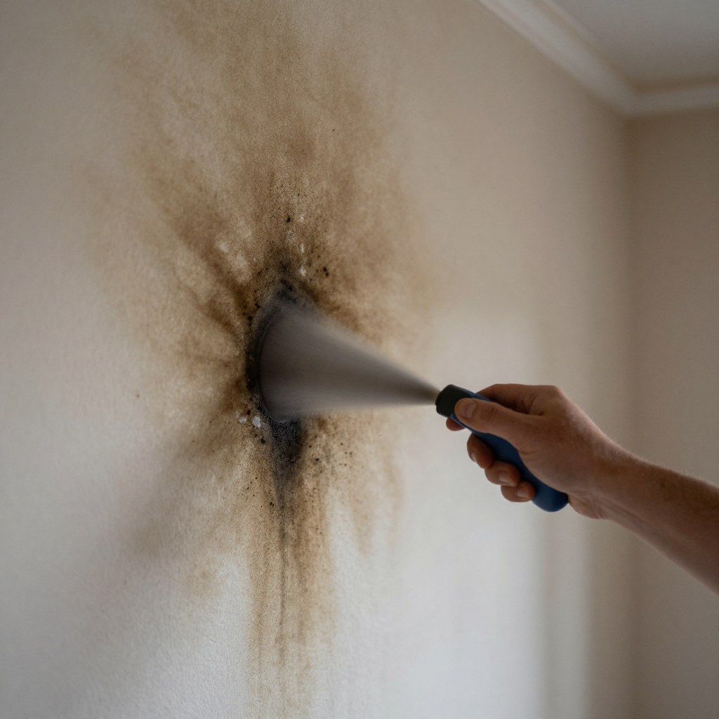 Luktsanering efter brand med synliga sotskador