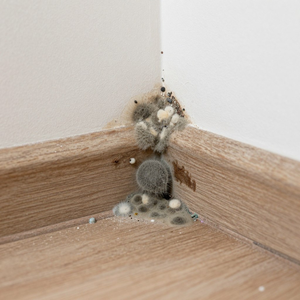 Mögellukt sanering i fuktskadat utrymme