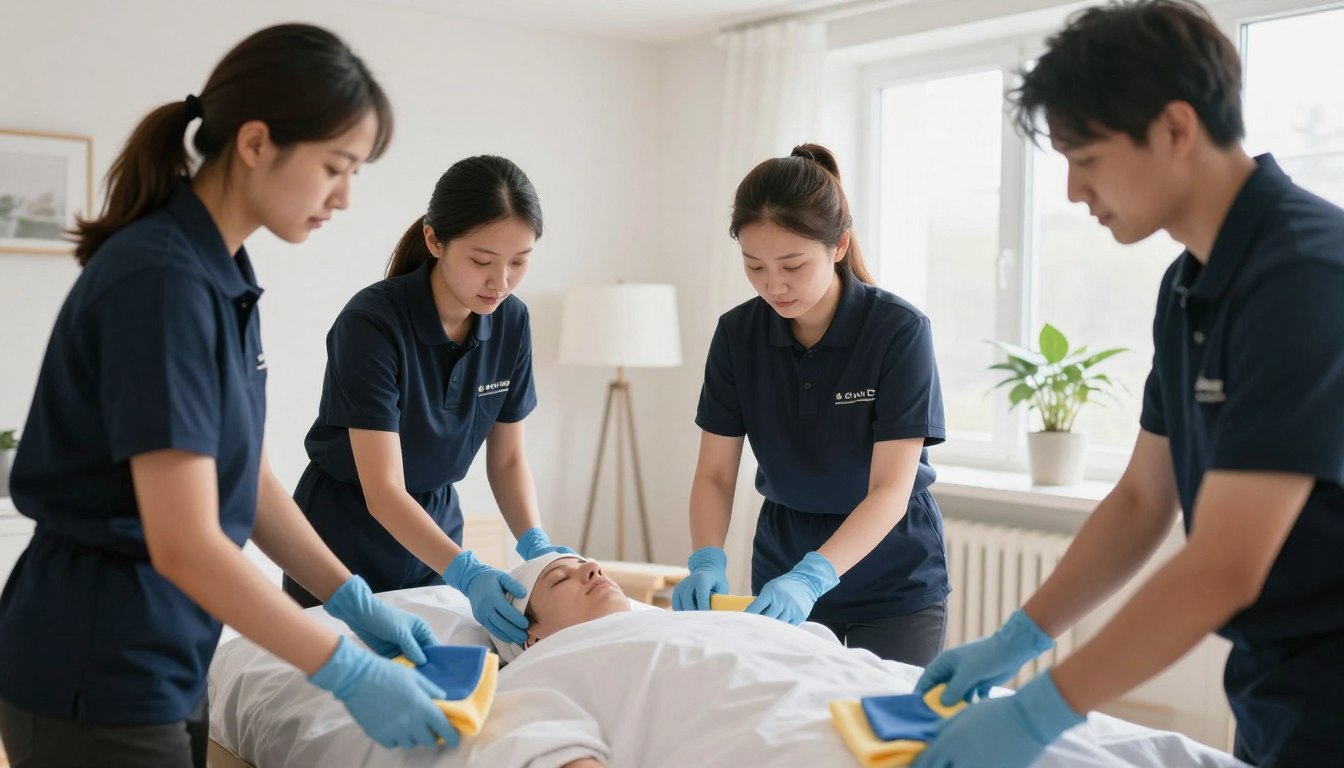 Professionell sanering av dödsbo med personal som arbetar respektfullt