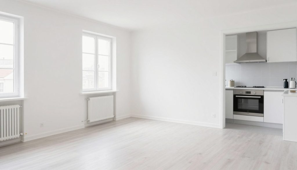 Resultat efter professionell sanering av lägenhet